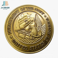 Liga de alta qualidade por atacado Casting American Navy Custom Challenge Coin